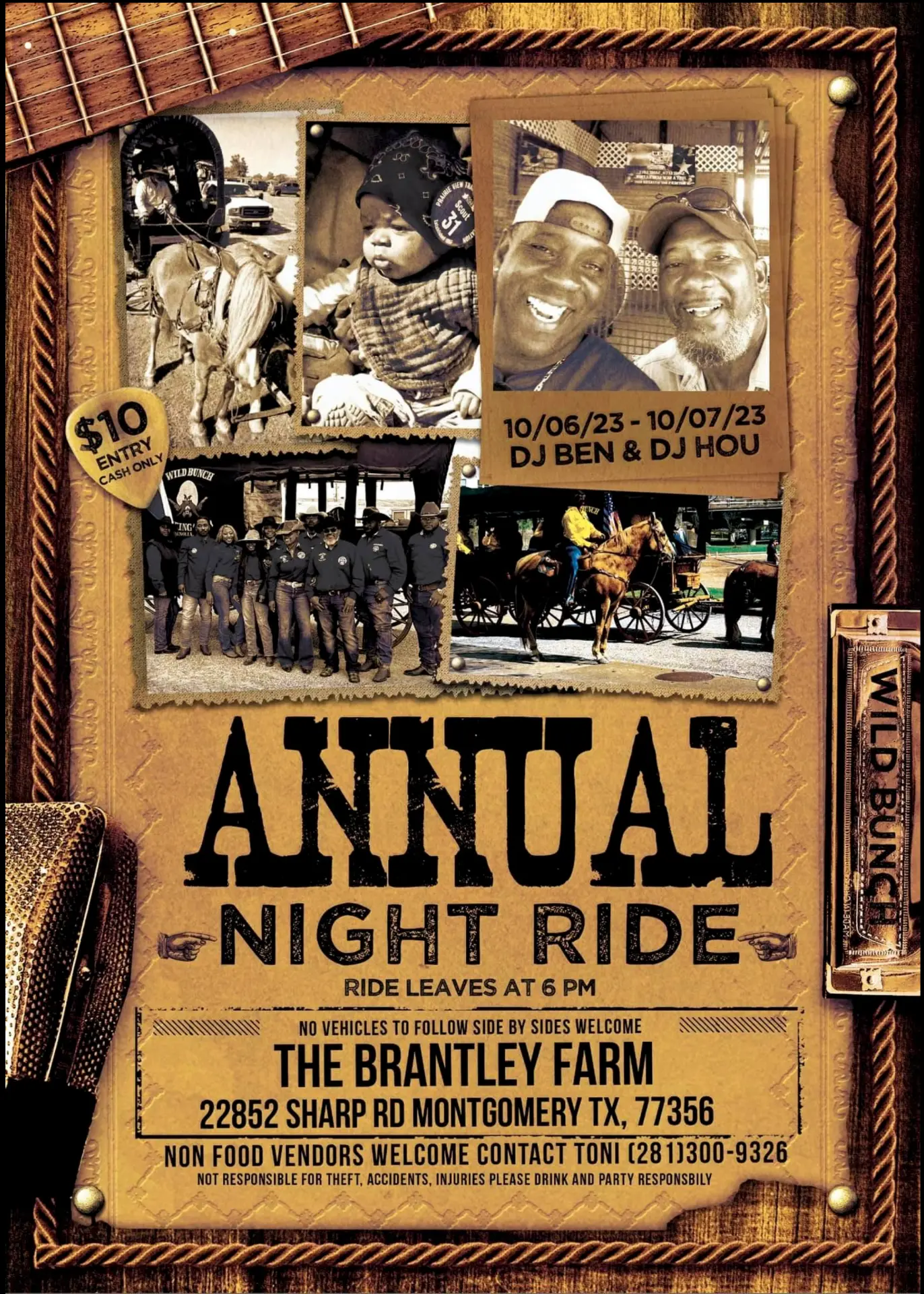 Past Wild Bunch event flyer 13