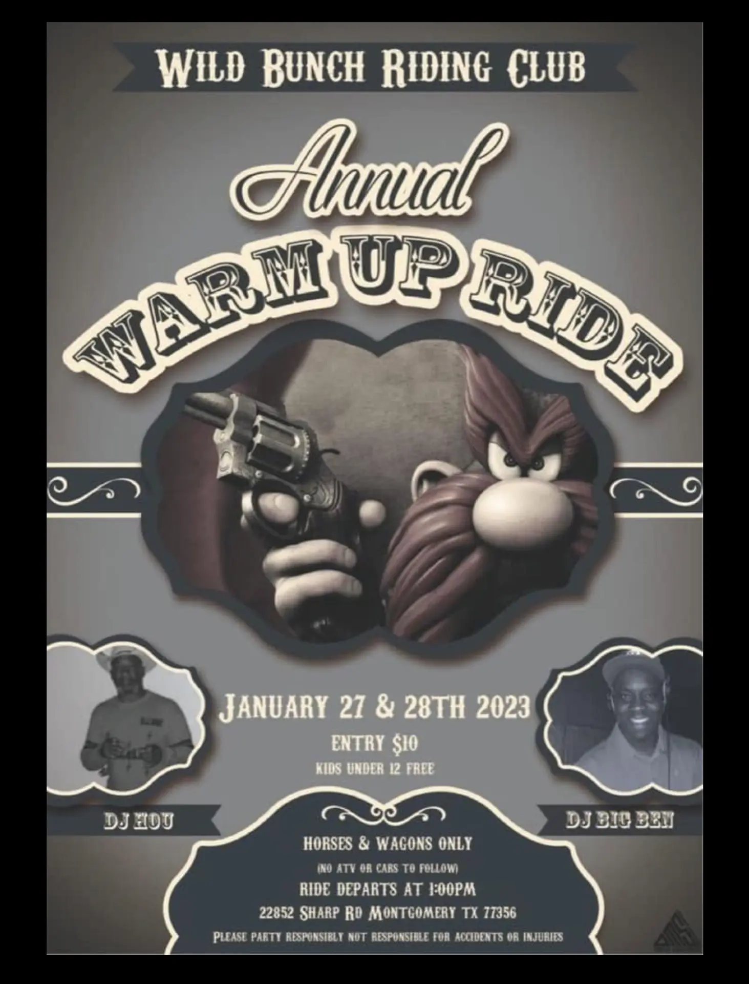 Past Wild Bunch event flyer 11