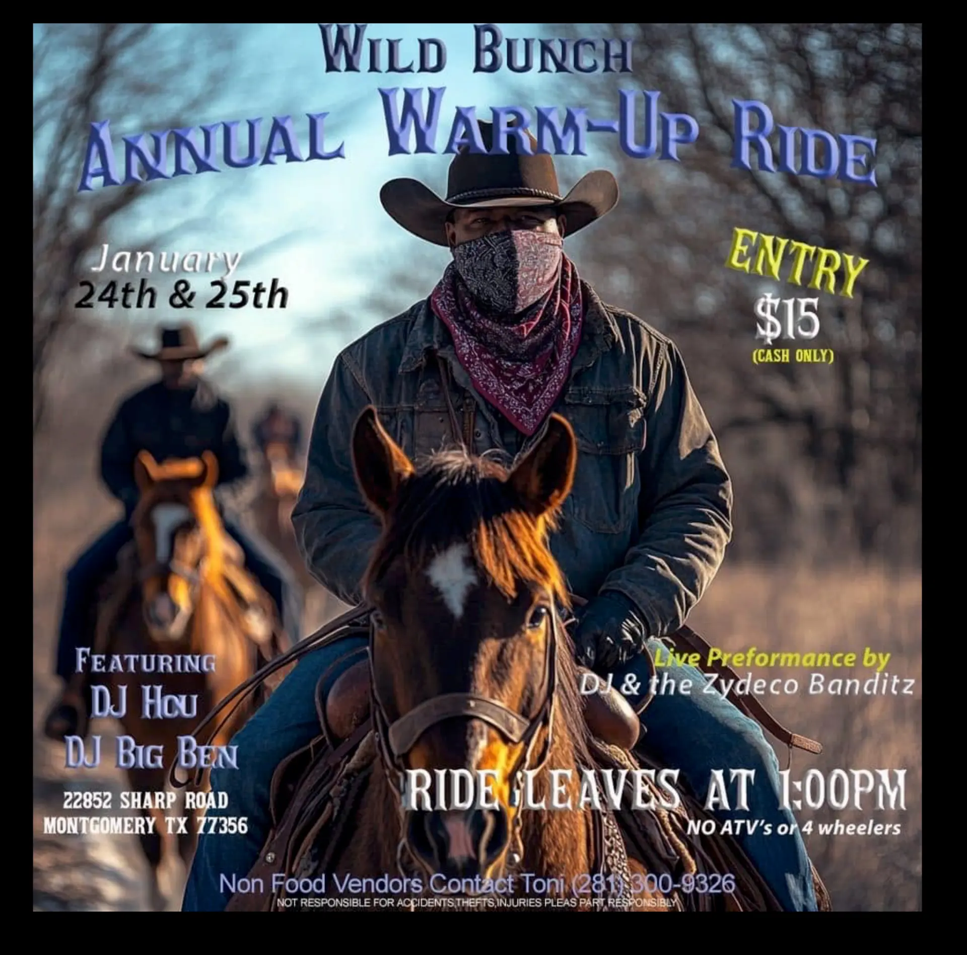 Past Wild Bunch event flyer 1