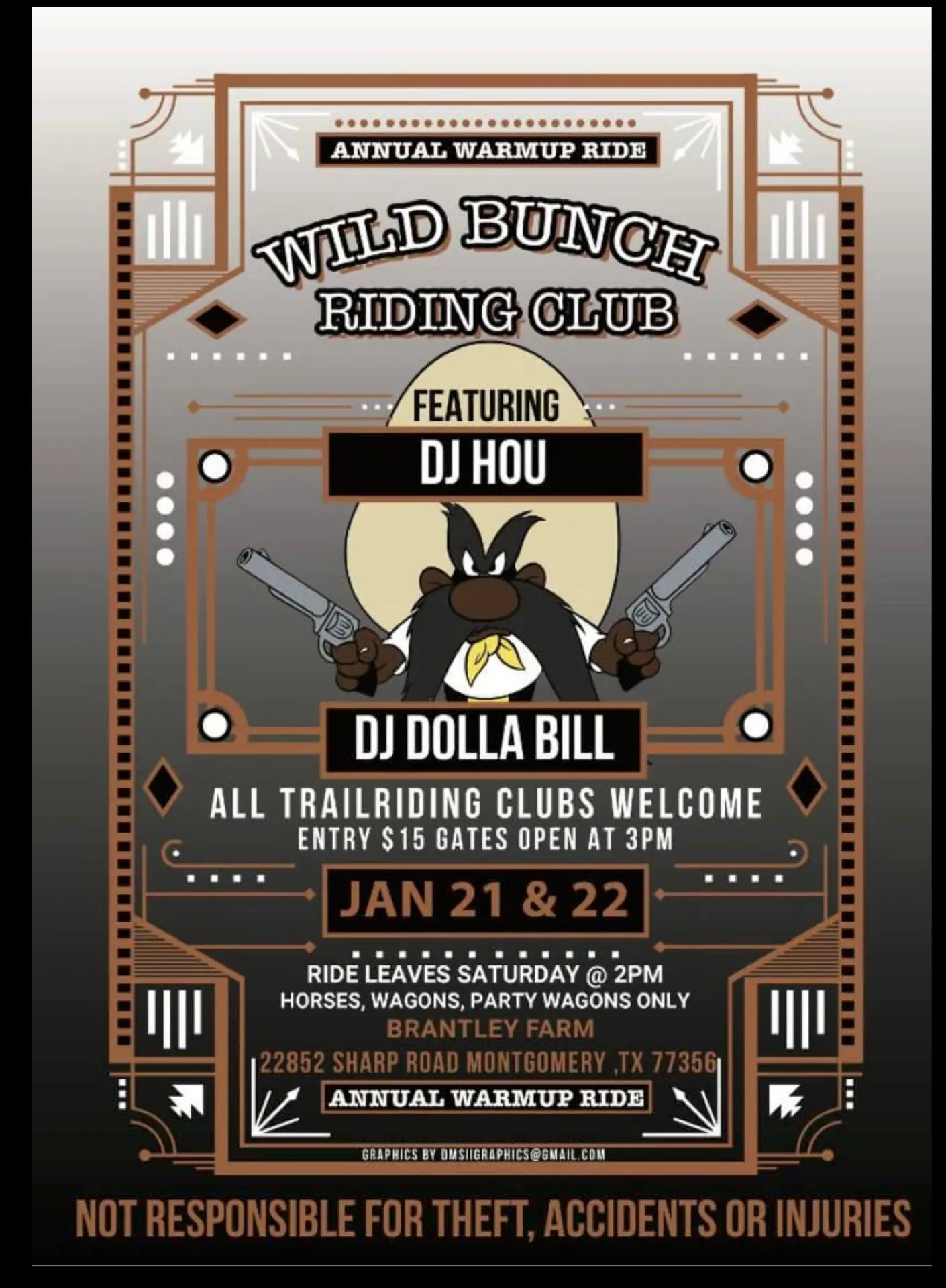 Past Wild Bunch event flyer 8